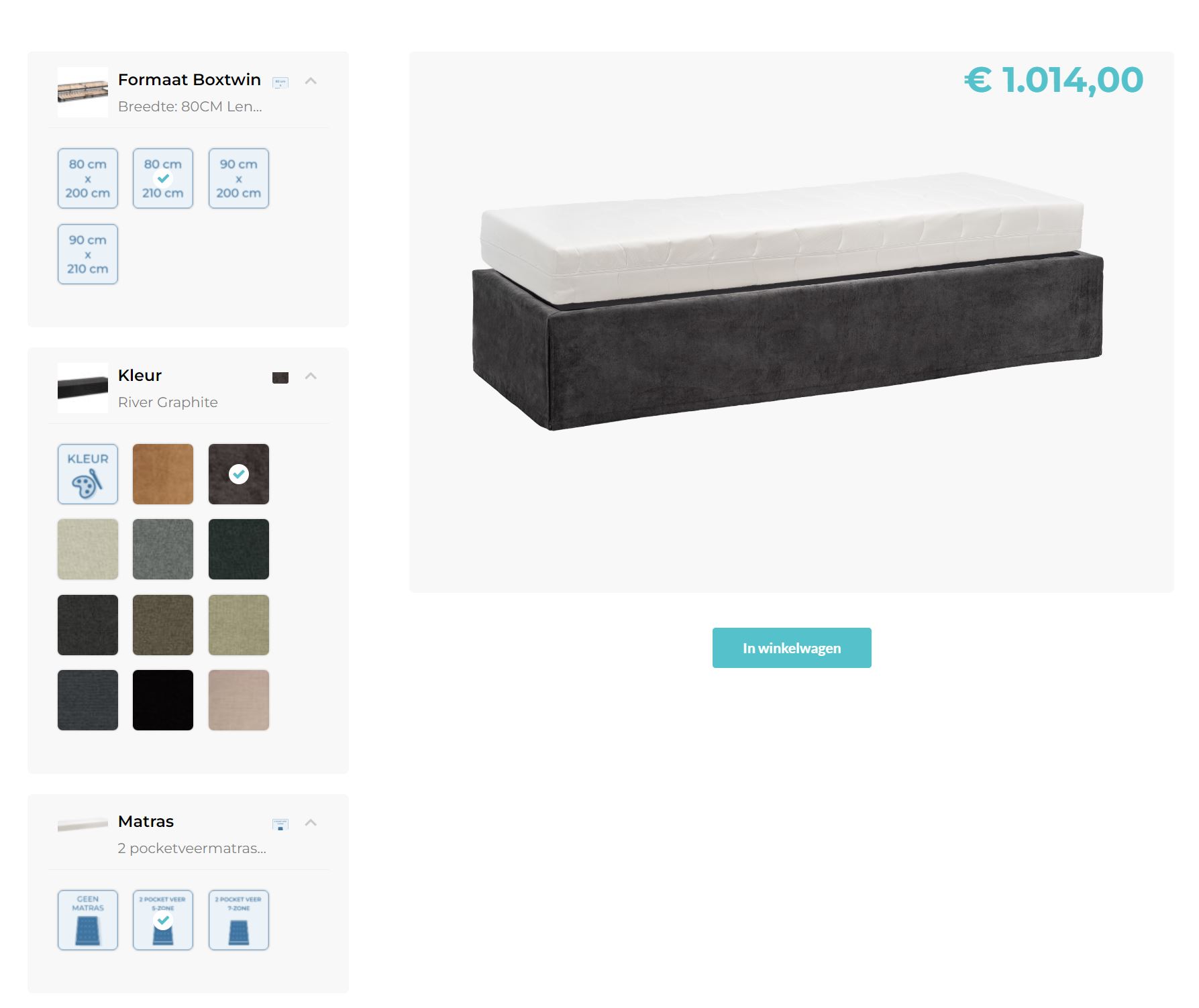 Boxtwin samenstellen