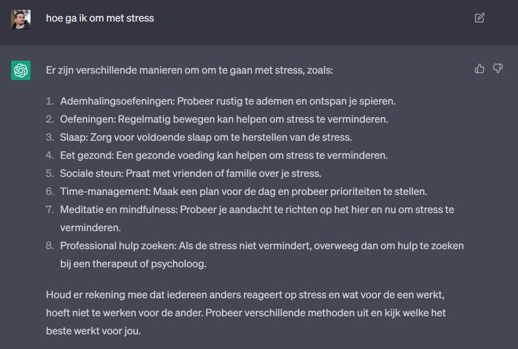 chatGPT geeft je ideeen over blog artikelen