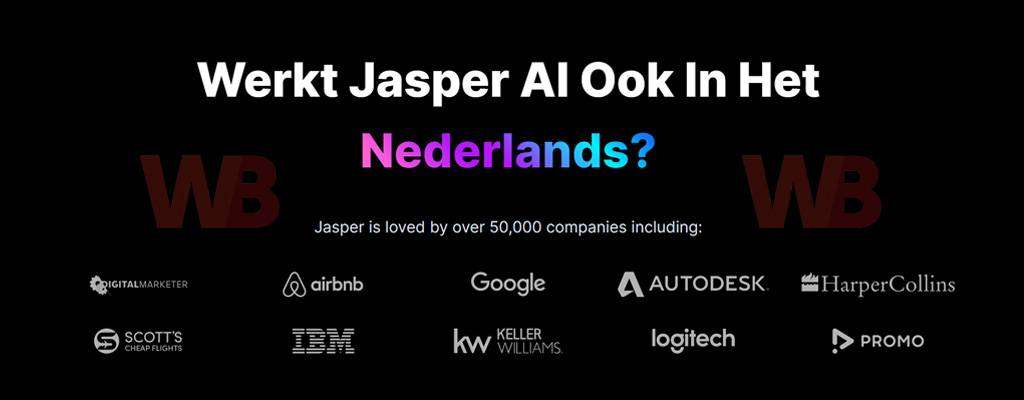werkt jasper ai nederlands