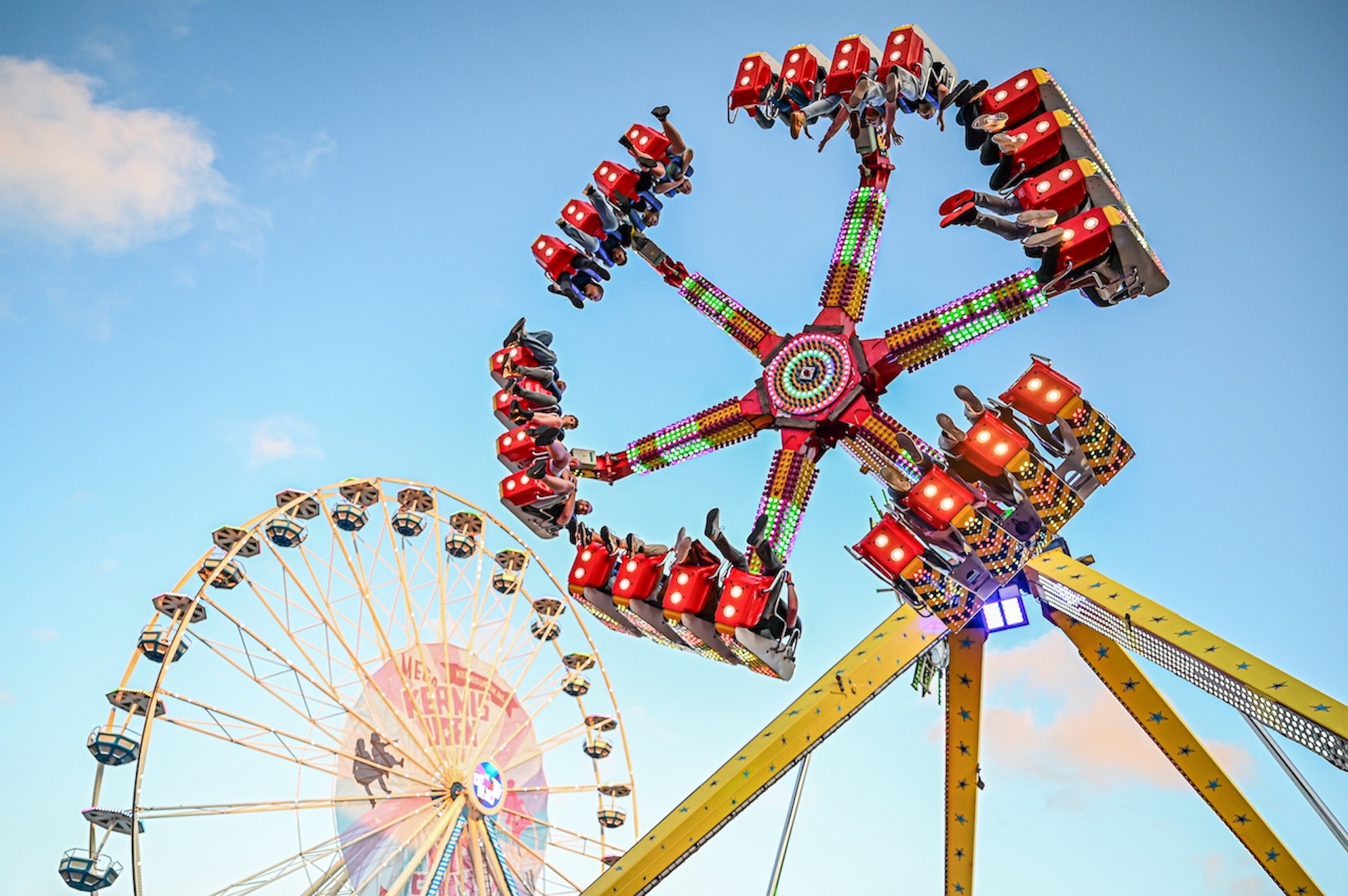 sfeerfoto kermis uden